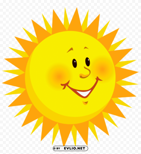  smiling sunpicture Transparent PNG graphics archive