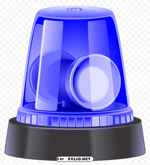 Police Siren ClearCut Background Isolated PNG Graphic Element