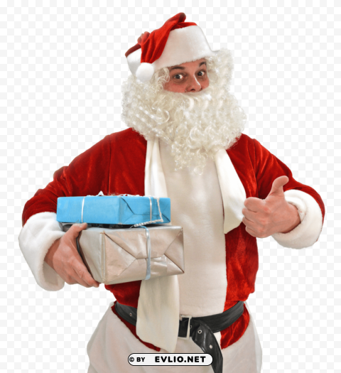 santa claus PNG files with clear background collection