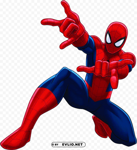 spiderman comic PNG with transparent background free