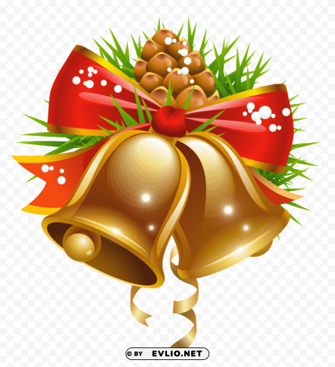 christmas golden bell Free PNG images with alpha transparency comprehensive compilation