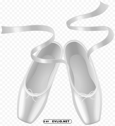 Ballet Shoes Clean Background Isolated PNG Graphic Detail