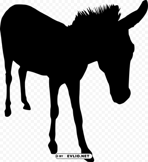 Transparent donkey silhouette High-resolution transparent PNG images comprehensive assortment PNG Image - ID 9bb94516