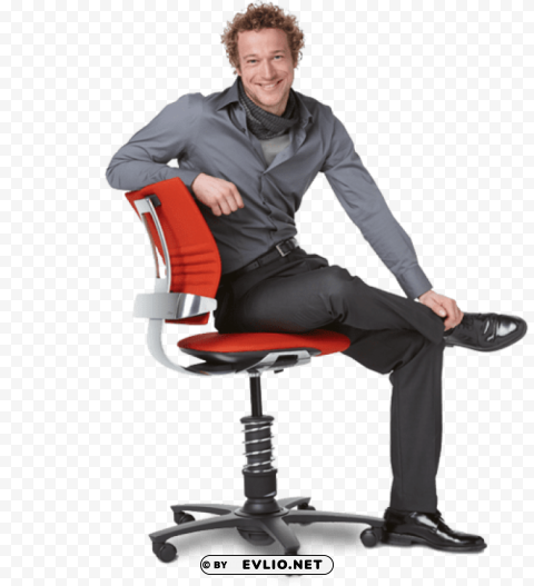 sitting man HighQuality Transparent PNG Isolated Element Detail