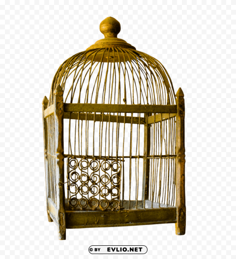 Bird Cage Isolated Design In Transparent Background PNG