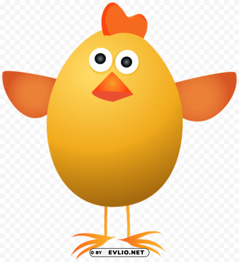 easter egg chicken Isolated PNG Image with Transparent Background