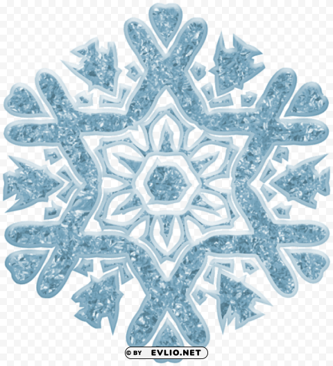snowflake decor PNG transparent elements compilation
