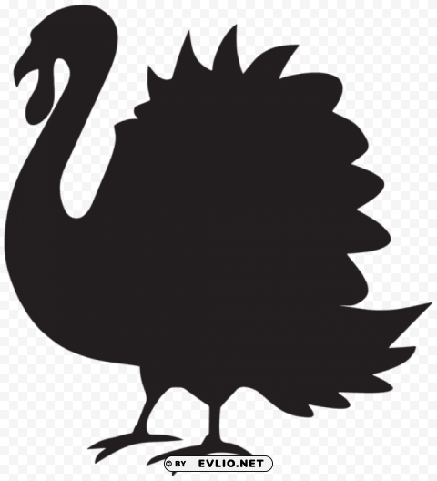turkey silhouette Clear background PNGs