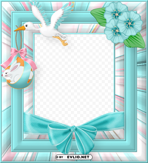blue easter frame Clear PNG pictures broad bulk