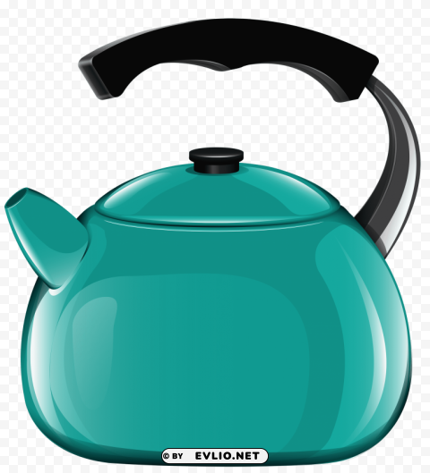 blue kettle PNG images with transparent space