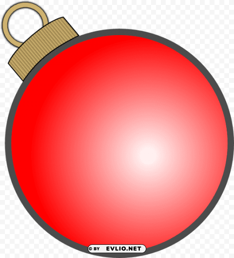 christmas ball clip art at clker com - christmas ball ornament vector Isolated Artwork on Transparent Background
