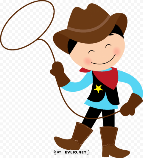 cowboy PNG files with clear background variety