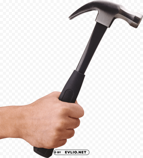 hand holding hammer PNG images with alpha transparency bulk