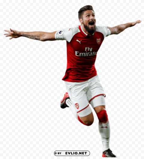 olivier giroud Alpha channel PNGs