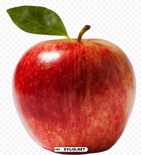 Red Apple Isolated Object In Transparent PNG Format