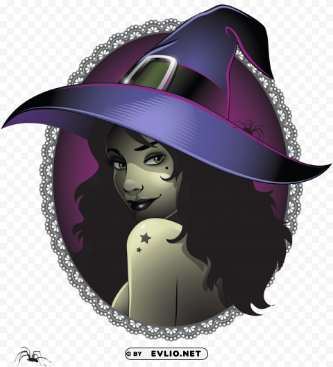 Witch HighQuality Transparent PNG Isolated Element Detail