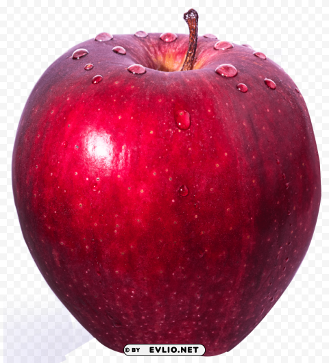 apple red PNG Image Isolated with High Clarity