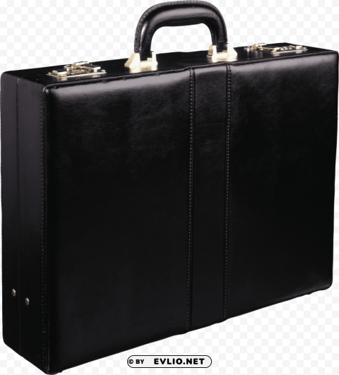 black suitcase PNG files with transparent backdrop