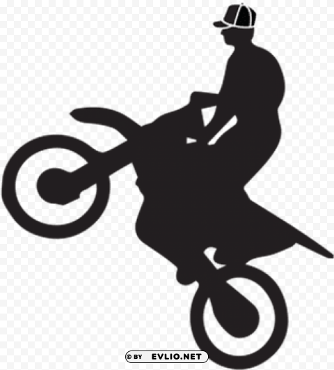 dirt bike silhouette vector Clear PNG graphics PNG transparent with Clear Background ID b9b2d243