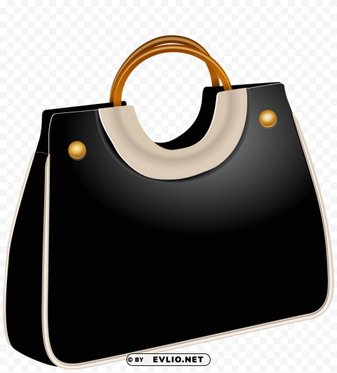 handbag black PNG images free