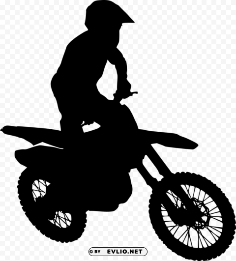 motocross silhouette PNG images with no background necessary