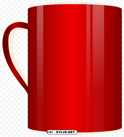 red cup PNG Graphic with Clear Background Isolation