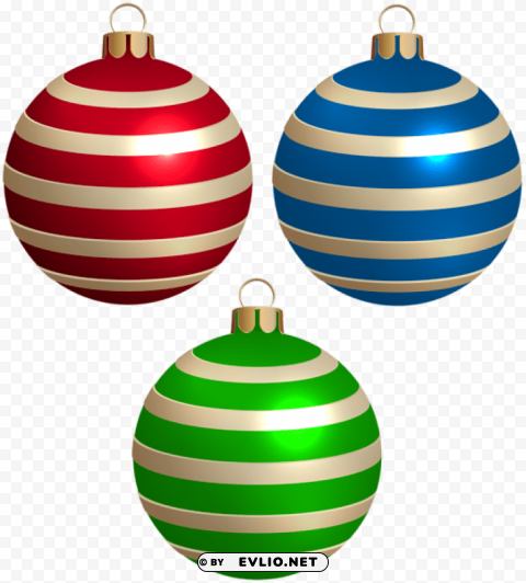 christmas ornament set Free PNG transparent images