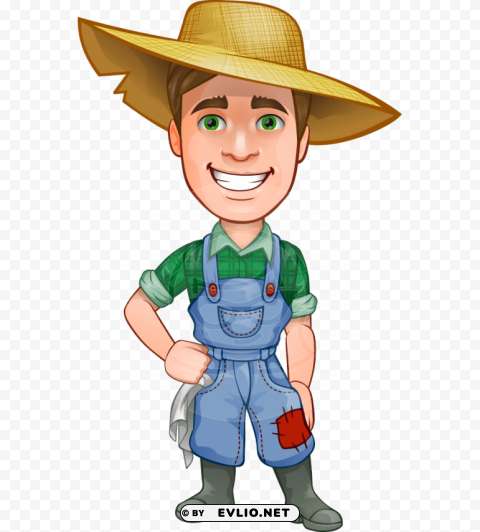 Farmer HighQuality PNG With Transparent Isolation