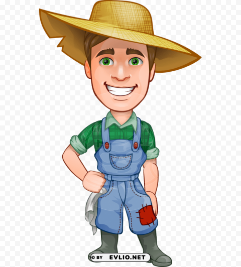 farmer PNG files with transparent elements wide collection