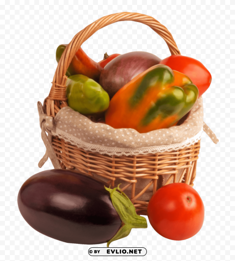 vegetable basket PNG icons with transparency