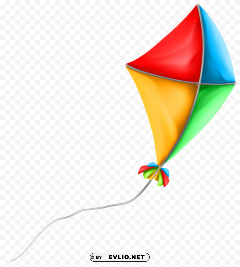 colorful kite Isolated Design Element in HighQuality Transparent PNG