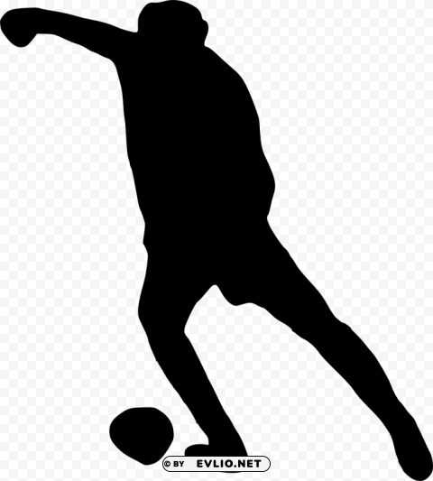 football player silhouette Transparent PNG images extensive variety