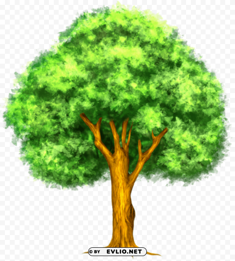 green painted tree High-resolution transparent PNG images assortment