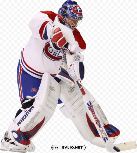 hockey player Transparent Background PNG Isolated Design