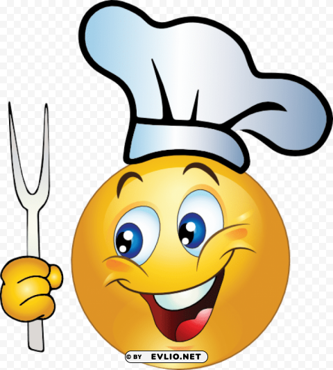 smile chef Isolated Artwork in Transparent PNG