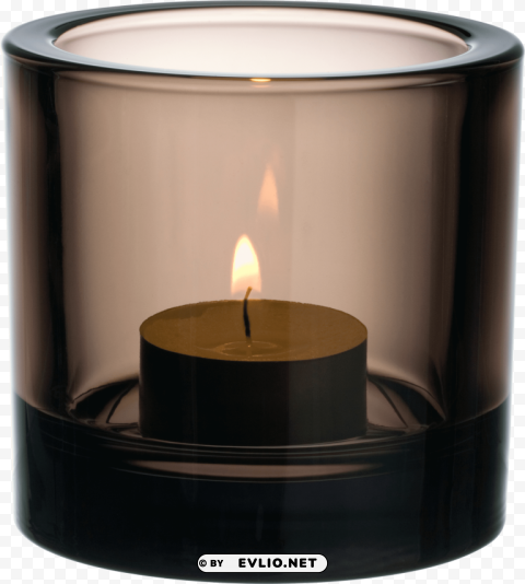 black candle PNG clipart