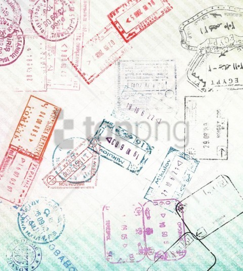 passport texture PNG Graphic Isolated on Transparent Background