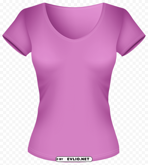 female pink shirt PNG images with transparent canvas