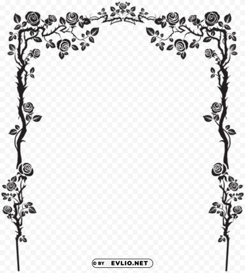 Rose Arch Decor PNG Images Alpha Transparency