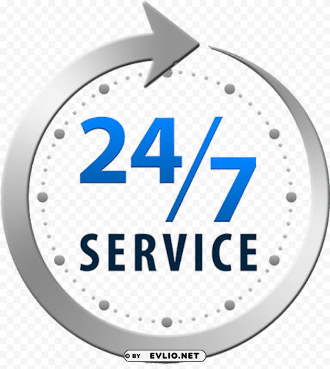 24 7 service icon Clear background PNG images bulk
