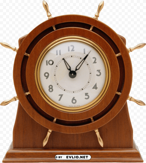 alarm wall clock PNG Image with Isolated Graphic