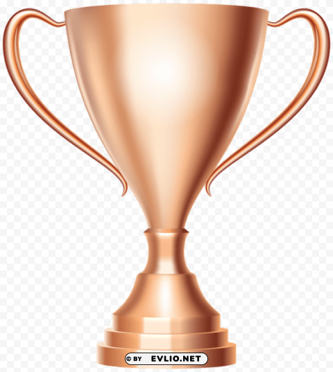 bronze trophy cup award transparent Isolated Character in Clear Background PNG
