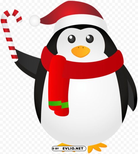 christmas penguin PNG pictures with alpha transparency