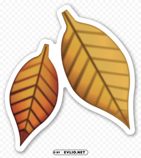 leaves emoji transparent background PNG images with alpha transparency wide collection