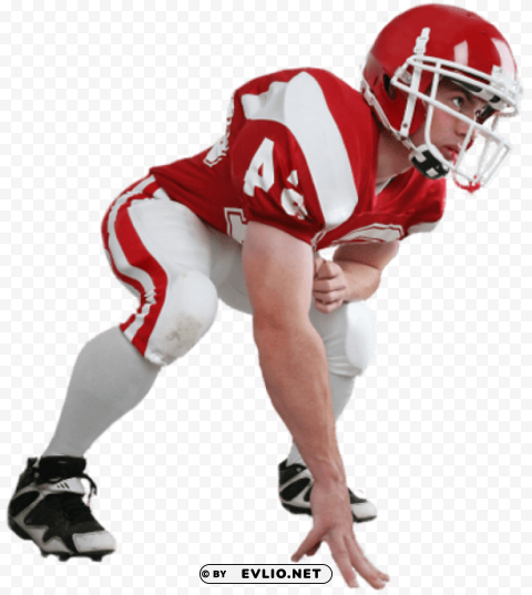 american football player Isolated Illustration in HighQuality Transparent PNG