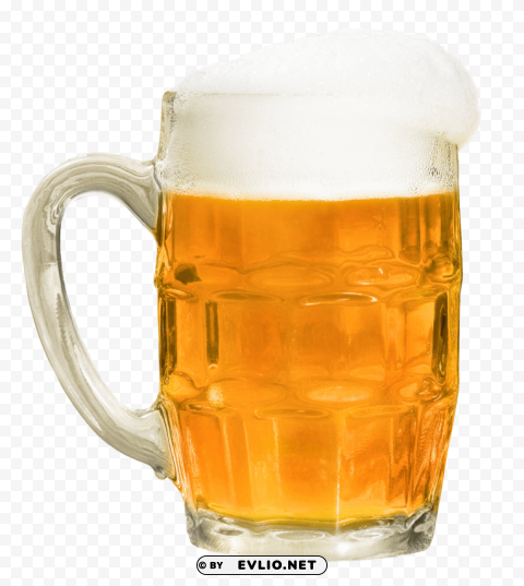 beer mug Isolated Item with Transparent PNG Background