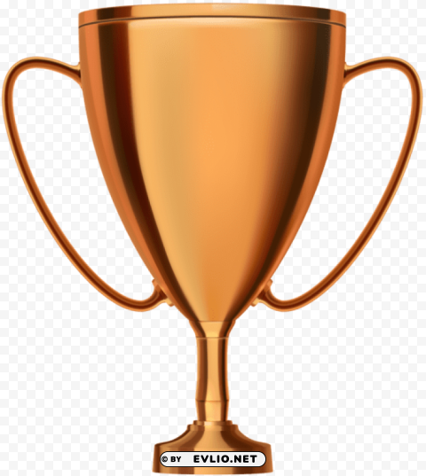 bronze trophy cup Isolated Design Element in HighQuality PNG