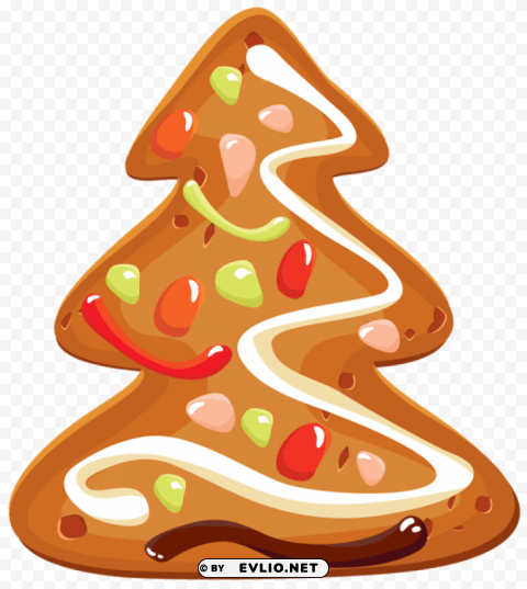 christmas tree cookie PNG transparent photos for design