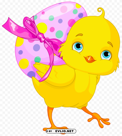 easter chicken with pink egg PNG images with no background assortment