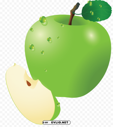 Green Apples PNG With Isolated Background